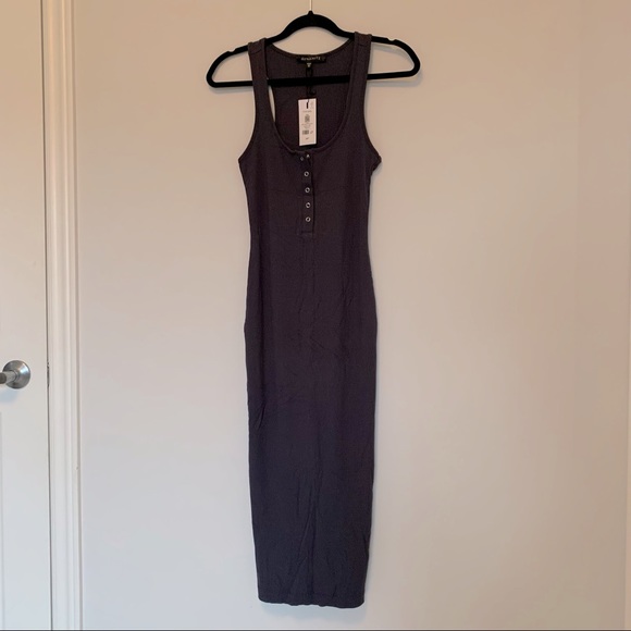 Dynamite | Rib Henley Dress - Picture 2 of 5